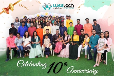 WeeTech-10th-anniversary-celebration-with-the-team