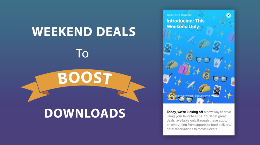 Apple’s iOS App Store adds weekend deals to boost app downloads