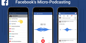 Facebook's micro-podcasting - You may now soon be able to post voice clip status updates
