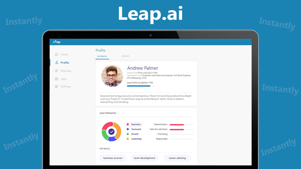 Leap.ai fills the communication gap between job-seeker and the recruiter by instant match for both the parties