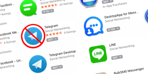 Apple app store's disappears Telegram and Telegram X messaging apps