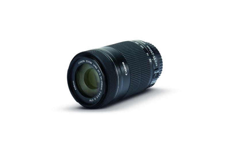 Zoom in with telephoto lens