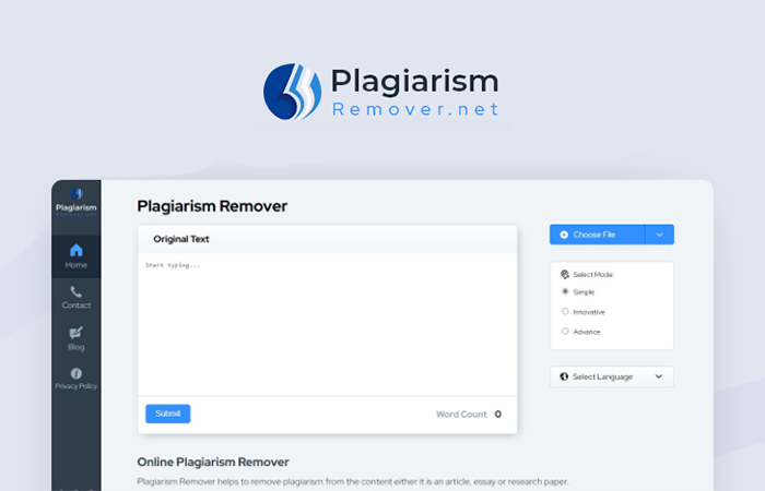 Plagiarism remover