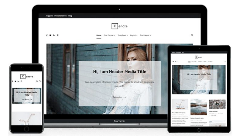 Cenote - WordPress Blog Themes