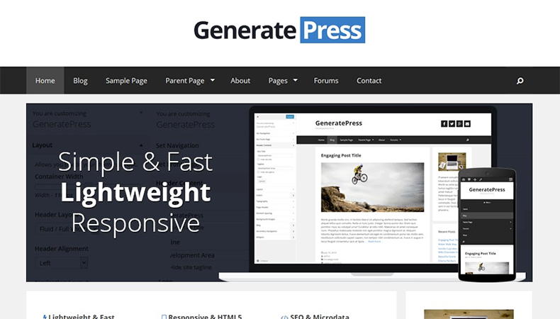 GeneratePress - WordPress Blog Themes