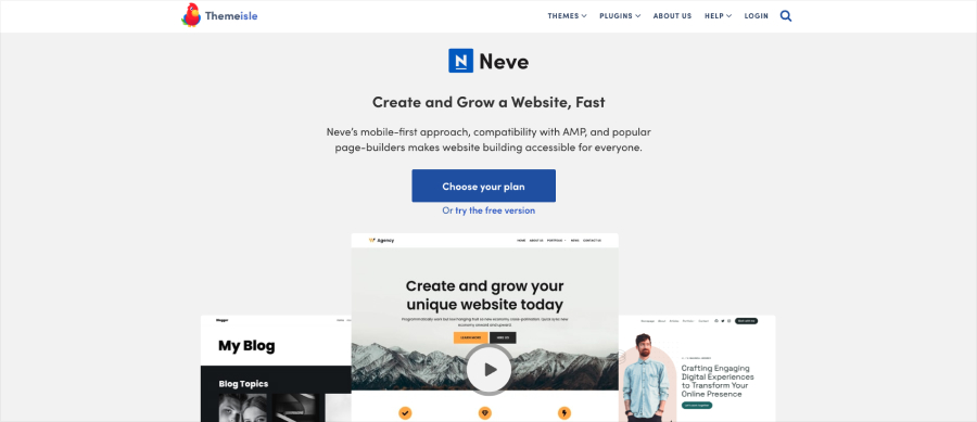 Neve - WordPress Blog Theme