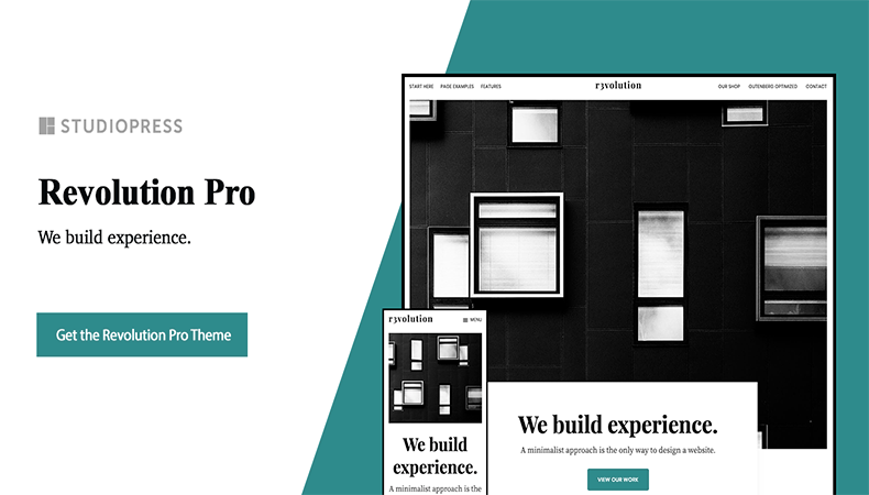 Revolution Pro - WordPress Blog Themes