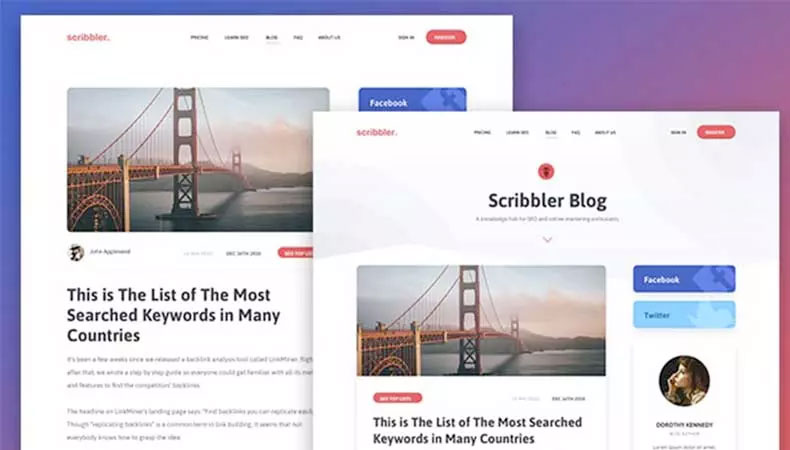 Scribbler -  WordPress Blog Theme