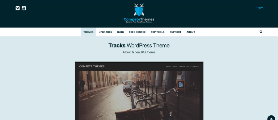 Tracks - WordPress Blog Theme