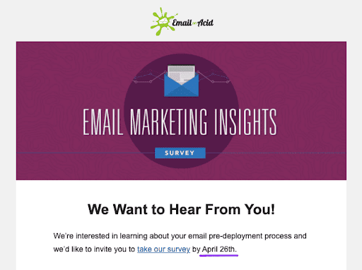 Email marketing insight