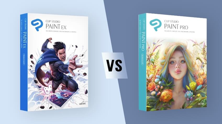 Clip Studio Paint Ex vs. Paint Pro