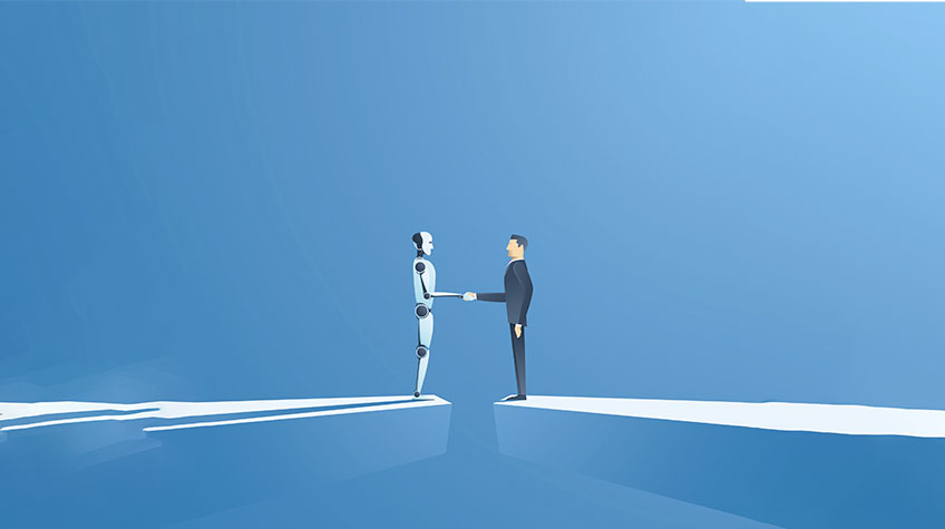 Artificial Intelligence Handshake