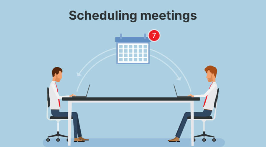 Two Men in Meetings