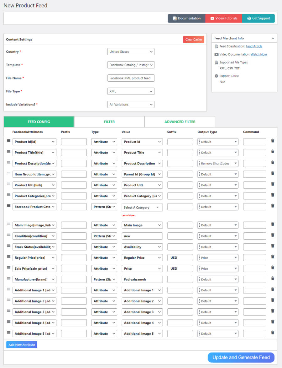 Facebook XML Product Feed - WooCommerce Facebook Product Feed