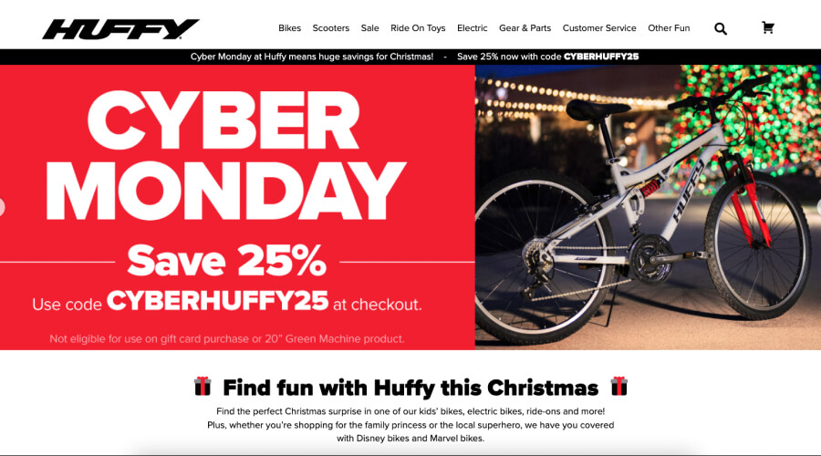 Huffy Bikes (Bicycles) - adobe examples