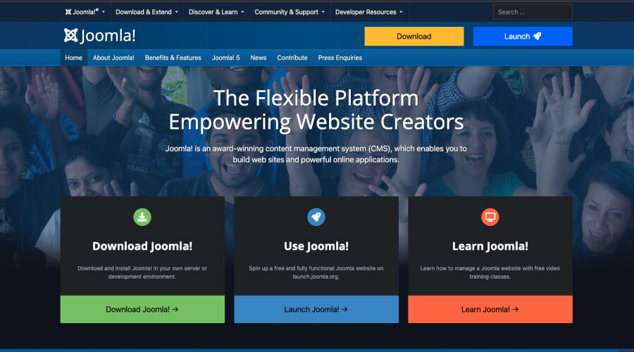 Joomla - wordpress alternatives