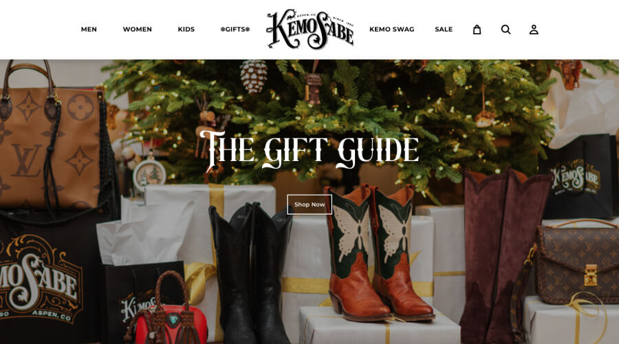 Kemo Sabe (Luxury Western Fashion) - woocommerce examples