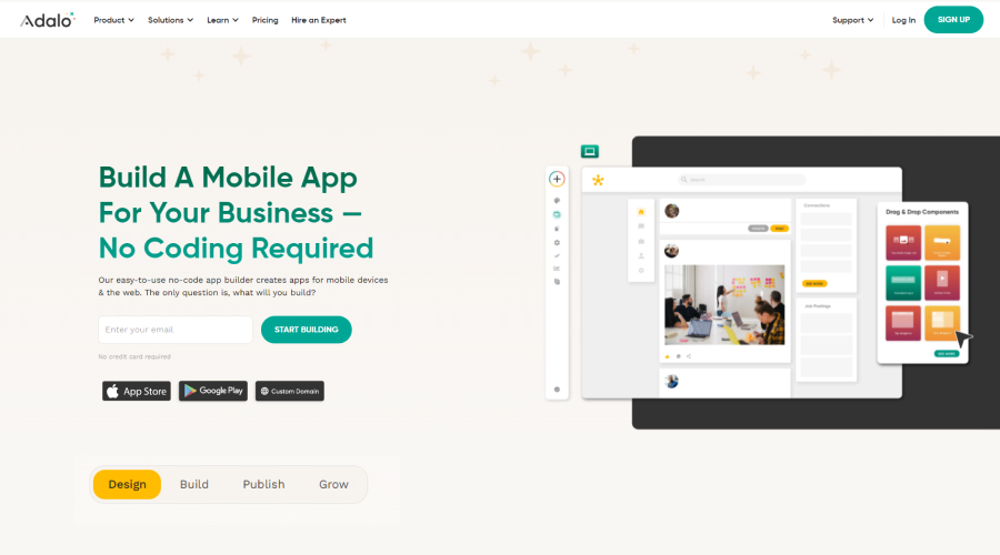 Adalo - no code app development platform