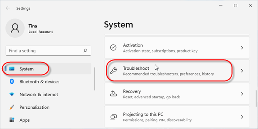 Run Power Troubleshooter