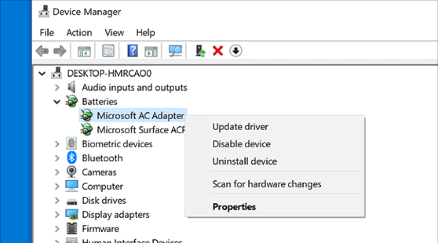 Update Microsoft AC Adapter Driver