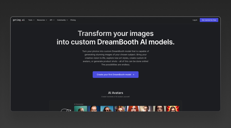 DreamBooth AI - meta ai image generator
