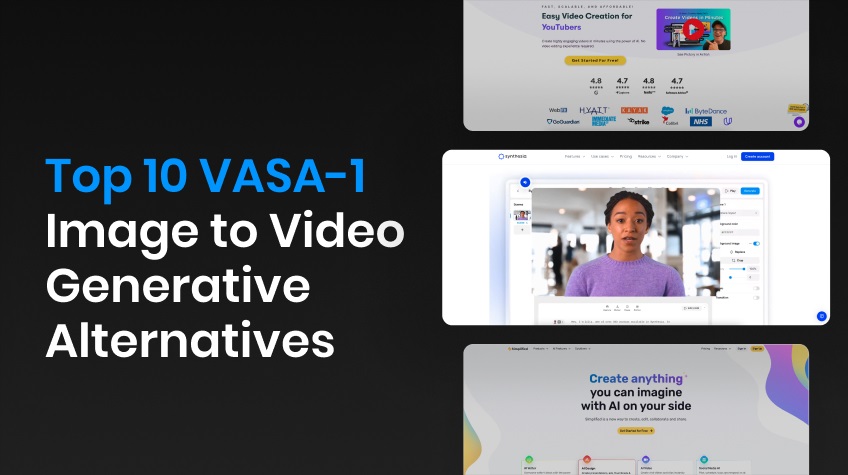 Top VASA-1 image to video generative alternatives