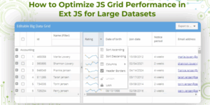 Optimize JS Grid Performance
