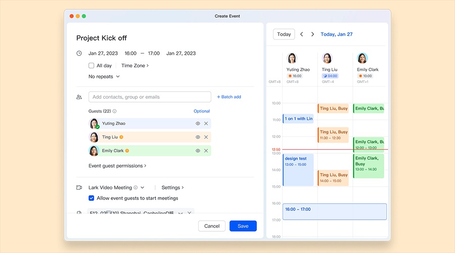 Keeping commitments visible with Lark Calendar - WeeTech Solution Pvt Ltd Keeping commitments visible with Lark Calendar