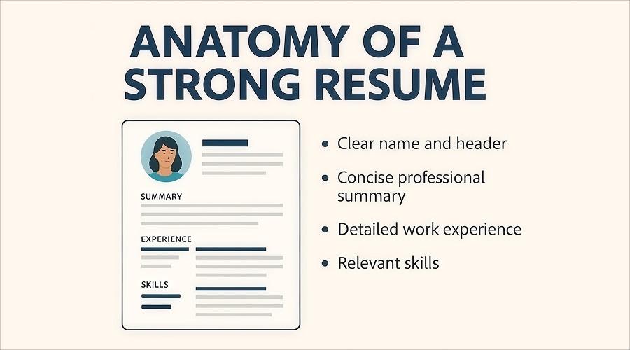 Key Elements of a Strong Resume - WeeTech Solution Pvt Ltd Key Elements of a Strong Resume