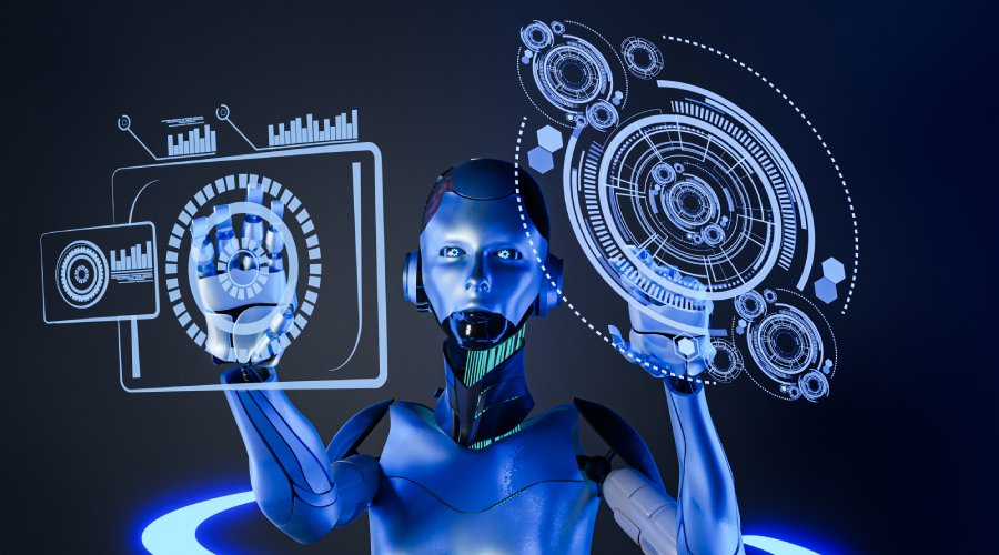 AI analysing data to detect risks and optimise operations