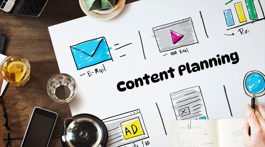 Indulge in Content Planning - WeeTech Solution Pvt Ltd Content planning process
