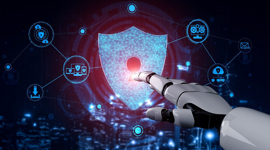 Use Al and Automation for Defense - WeeTech Solution Pvt Ltd Automated cybersecurity tools protecting business data in real time