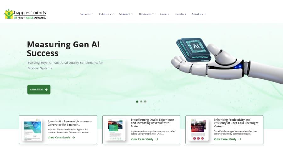 Happiest Minds Technologies - WeeTech Solution Pvt Ltd