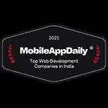 top web development companies in India MobileAppDaily Badge 