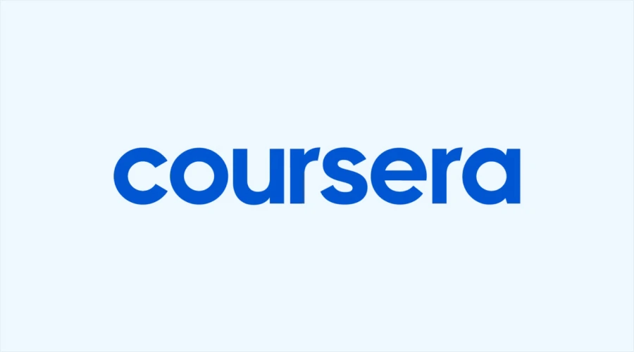 Coursera - WeeTech Solution Pvt Ltd The bold blue logo for "coursera" in lowercase text on a light background.