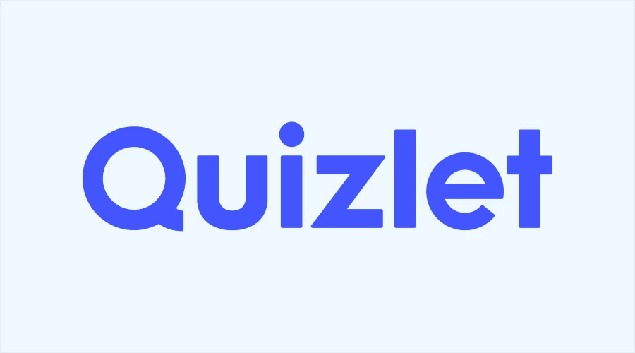Quizlet - WeeTech Solution Pvt Ltd The bold blue logo for "Quizlet" on a light background.