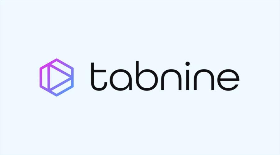 Tabnine - WeeTech Solution Pvt Ltd Tabnine logo showing a gradient purple and blue hexagonal icon beside the black text "tabnine".