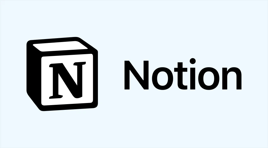 Notion - WeeTech Solution Pvt Ltd The Notion logo, displaying a stylized black-and-white 3D cube icon with a prominent letter "N" next to the text "Notion".