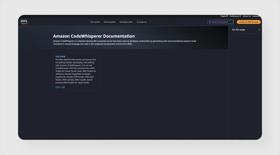 Amazon CodeWhisperer - WeeTech Solution Pvt Ltd
