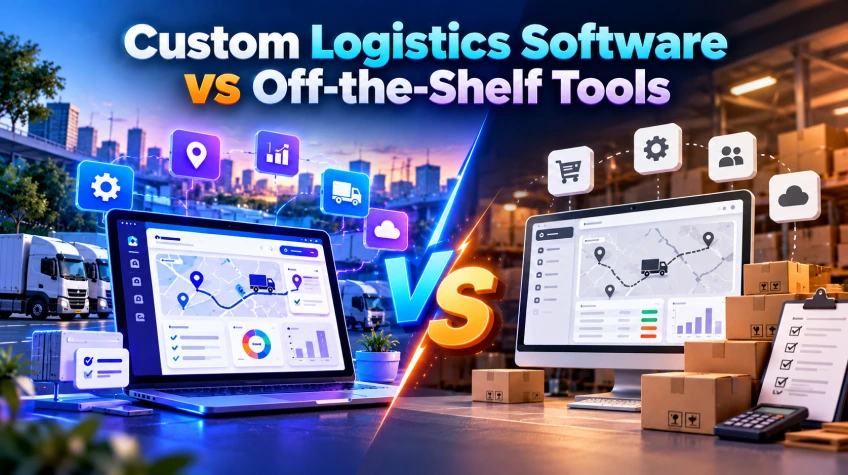 Custom Logistics Software vs Off-the-Shelf Tools Which Fits a Growing Fleet - WeeTech Solution Pvt Ltd